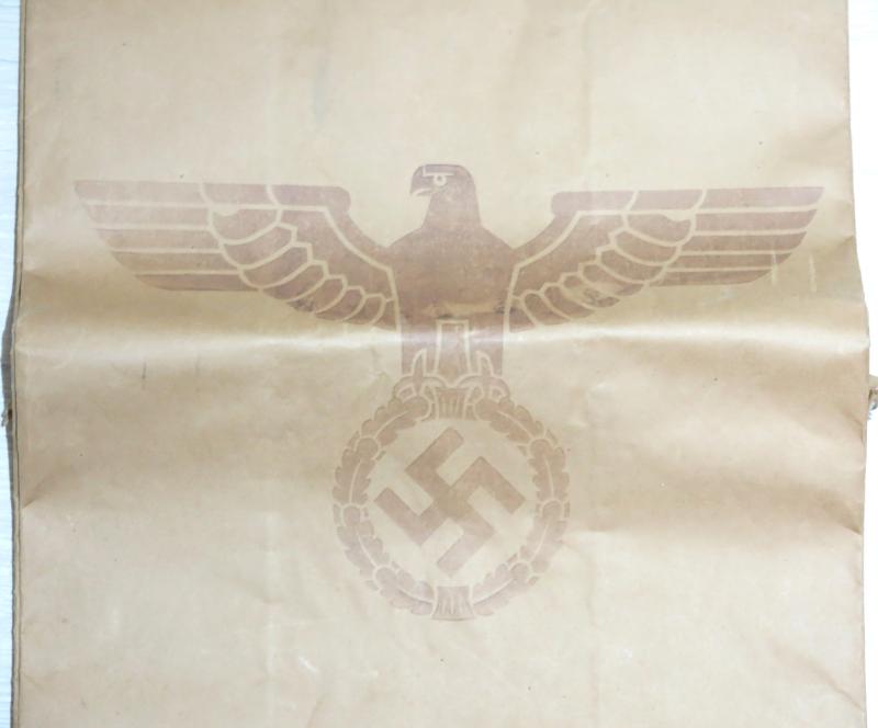 German Wehrmacht Food Sack IN PAPER, Minty Unused From 1944.