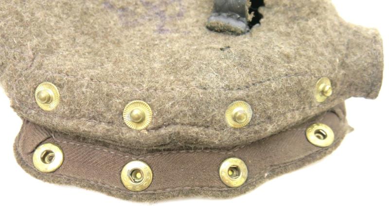 German Wehrmacht Canteen Early Felt Cover Or Jacket With Stocko 4 Brass Buttons.
