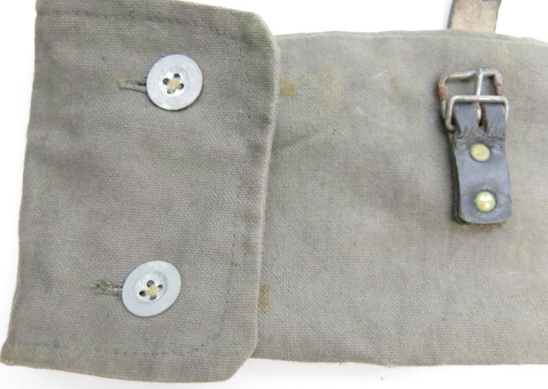 German Reichswehr Early Wehrmacht Zeltbahn 31 Zeltzubehörtasche Tent Accessory Pouch/Bag In A Nice Stone Grey Canvas.