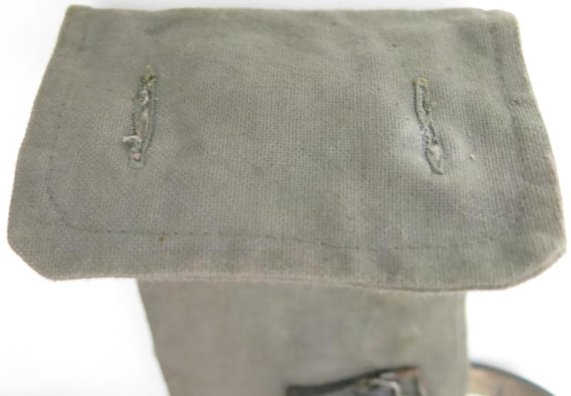 German Reichswehr Early Wehrmacht Zeltbahn 31 Zeltzubehörtasche Tent Accessory Pouch/Bag In A Nice Stone Grey Canvas.