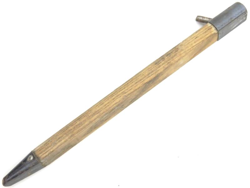 German Wehrmacht Zeltbahn 31 Zeltpflöcke 29 Tent Peg/Stake Early War Wood Model.