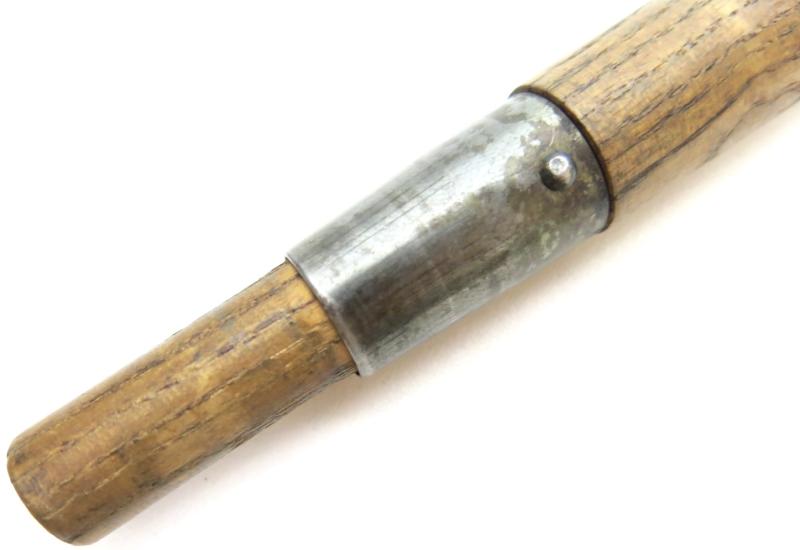 German Wehrmacht Zeltbahn 31 Zeltstock 01 Wood With Steel Fittings Tent Pole.