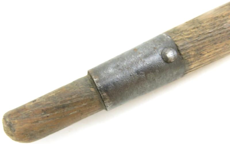 German Wehrmacht Zeltbahn 31 Zeltstock 01 Wood With Steel Fittings Tent Pole.