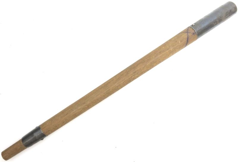 German Wehrmacht Zeltbahn 31 Zeltstock 01 Wood With Steel Fittings Tent Pole.