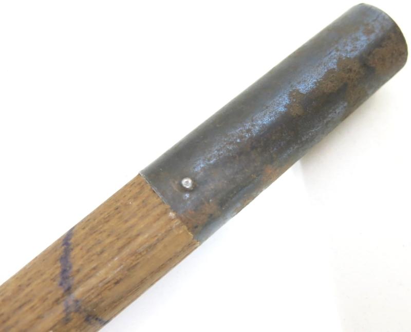 German Wehrmacht Zeltbahn 31 Zeltstock 01 Wood With Steel Fittings Tent Pole.