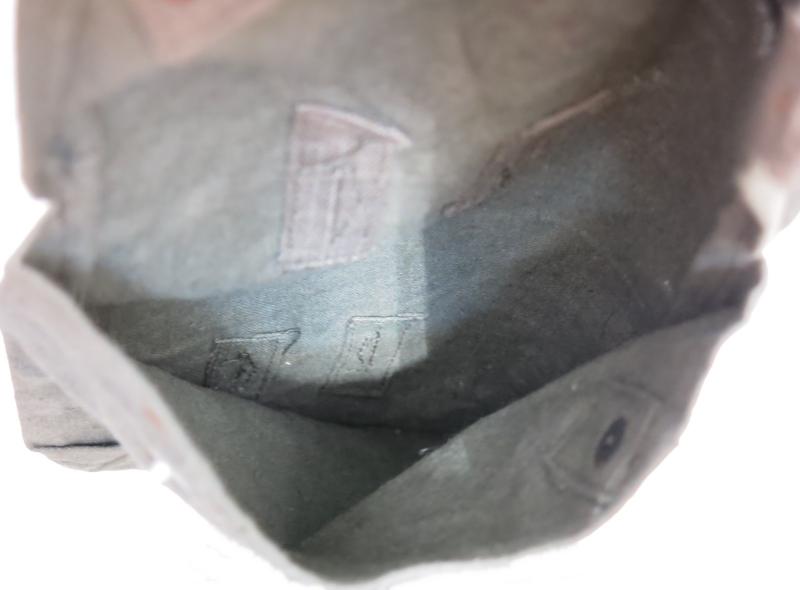 German Wehrmacht M31 Gasplane Tasche Gascape Pouch Mid-Late War Feldgrau Cloth, Minty.