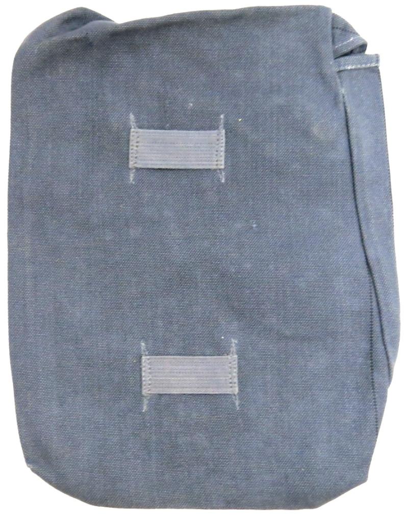 German Wehrmacht Luftwaffe M31 Gasplane Tasche Gascape Pouch Blue Cloth, bpl, Mint From Stock.