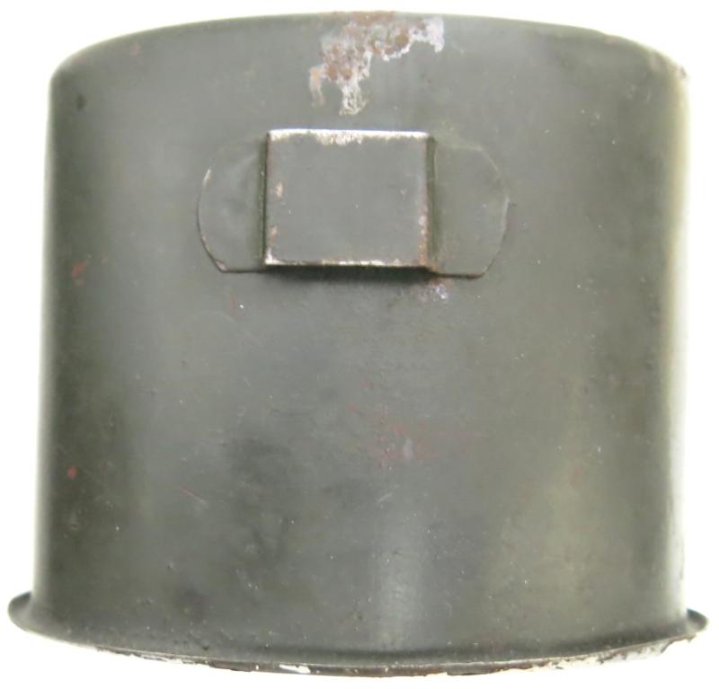 German Wehrmacht Coconut Canteen Matching H. R. E. 43/44 With Steel Cup In White.