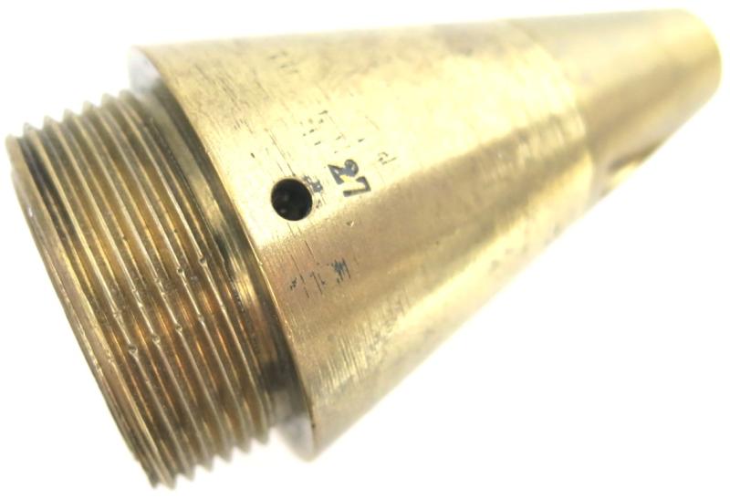 Dutch 7.5 cm Feldkanone 243(h) Zünder Fuze In Brass, Used Also By The Wehrmacht, Hard To Find, Inert.