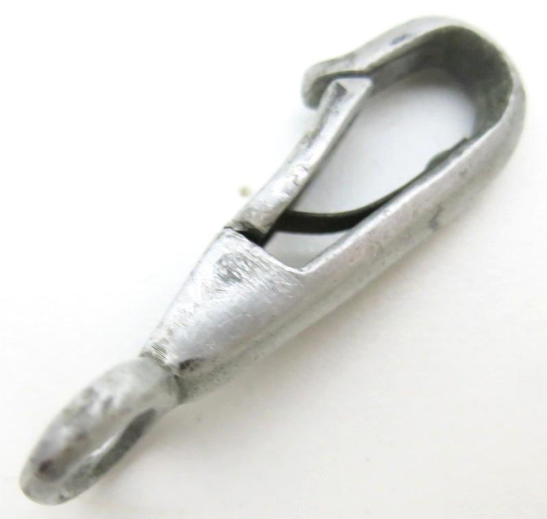 German Wehrmacht Aluminium Hook For Canteen Straps.