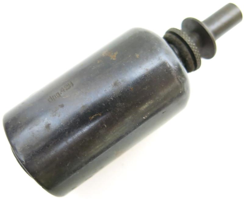 German Wehrmacht 2 cm Flak Steel Oiler dpq.42H Unused In Mint Condition.