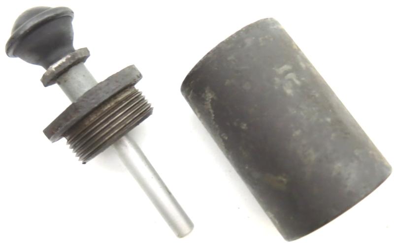 German Wehrmacht Splitterbombe SD 0,5 kg Cluster Bomb/Last Ditch Hangrenade With 43 dbk BZE40 Fuze, Edged Bottom Variation, Inert.
