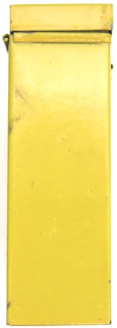 German Wehrmacht Ungt. Ammon. sulfoichthyol. (Frostsalbe) Medical Yellow Tin For Lazarette Field Hospital, Nice Box In Very Good Condition.